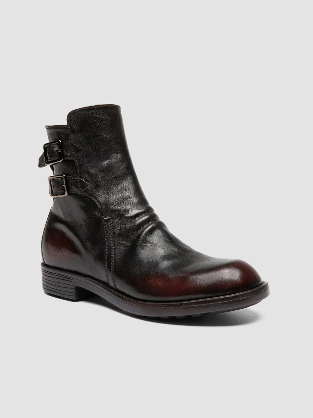 DIARY 114 - Brown Leather Zip Boots