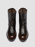 DIARY 115 - Brown Stretch Leather Boots