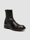 DIARY 115 - Brown Stretch Leather Boots
