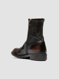 DIARY 115 - Brown Stretch Leather Boots
