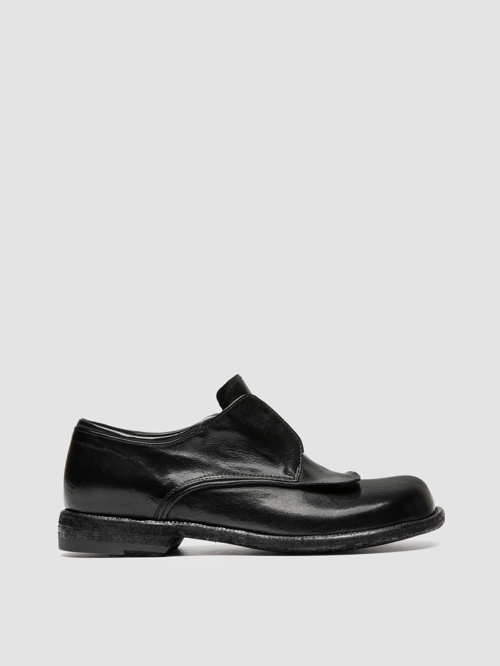 EMERALD DD 001 - Schwarze Derby-Schuhe aus Leder - image OCDEMED001IGNIS1000360 - 1
