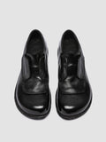 EMERALD DD 001 - Schwarze Derby-Schuhe aus Leder - image OCDEMED001IGNIS1000360 - 2