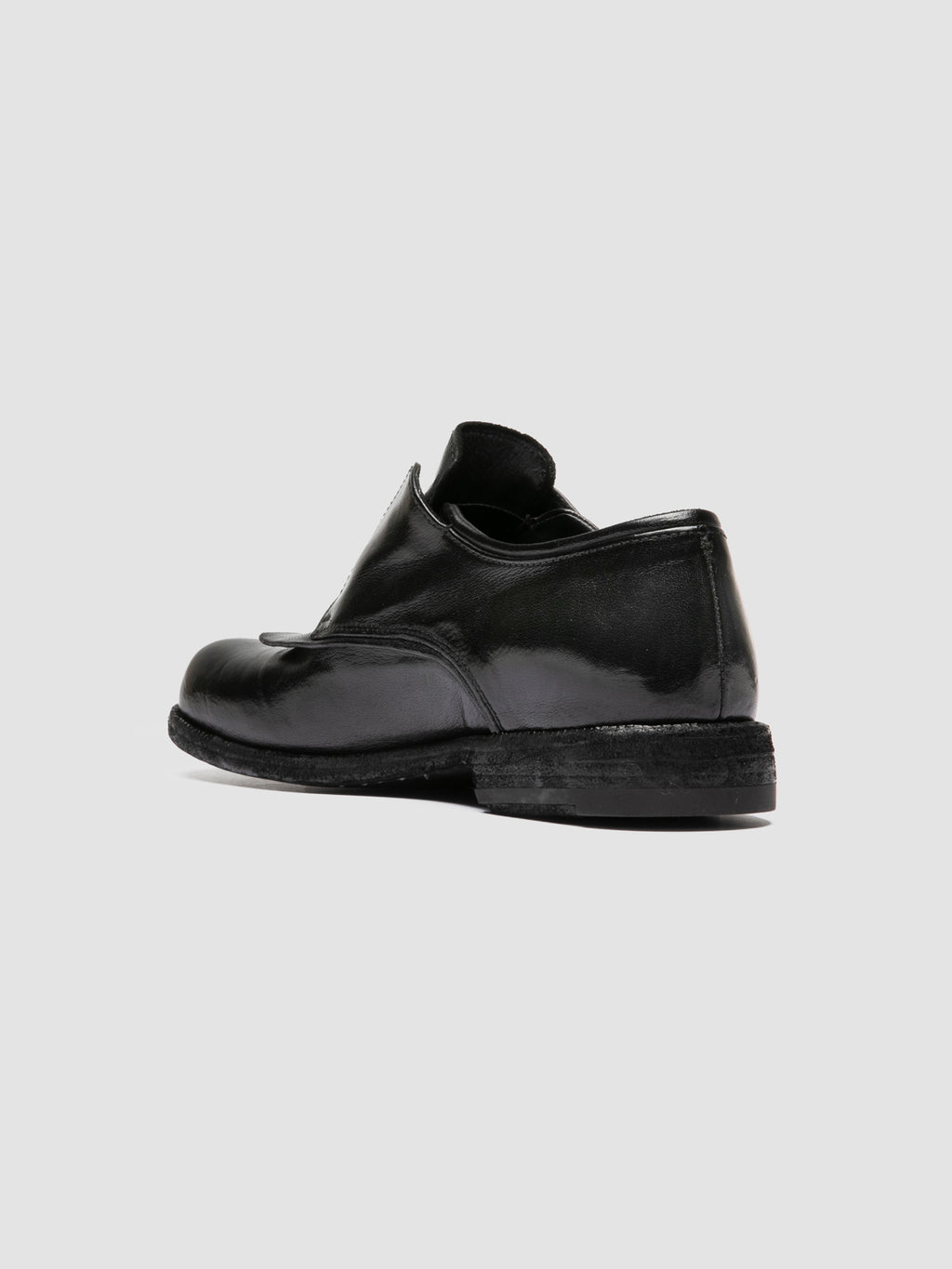 EMERALD DD 001 - Schwarze Derby-Schuhe aus Leder - image OCDEMED001IGNIS1000360 - 4