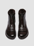 EMERALD DD 002 - Braune Lederstiefel mit Reißverschluss