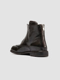 EMERALD DD 002 - Braune Lederstiefel mit Reißverschluss