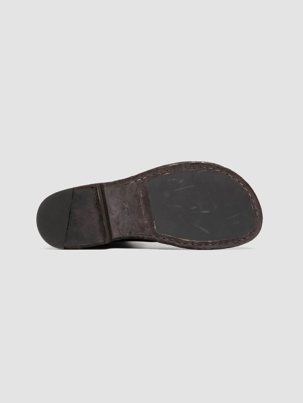 EMERALD DD 002 - Braune Lederstiefel mit Reißverschluss