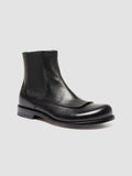 EMERALD 015 - Black Leather Zip Boots