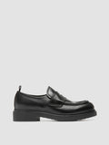 ENGINEER 101 - Schwarze Loafer aus Leder