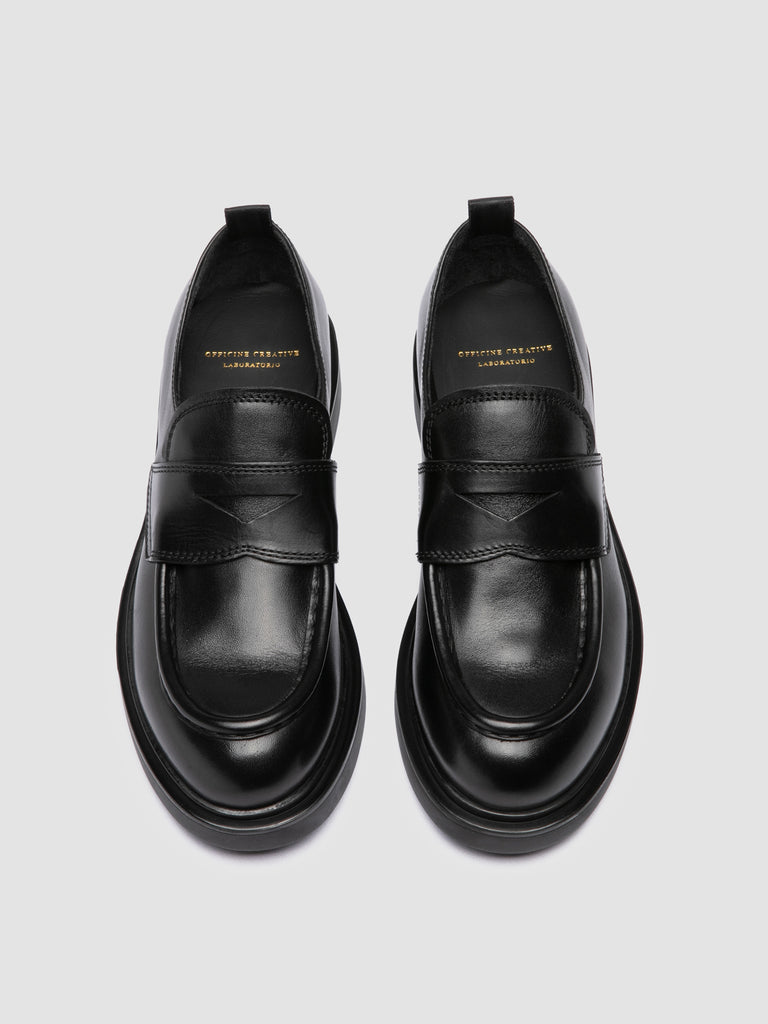 ENGINEER 101 - Black Leather Loafers