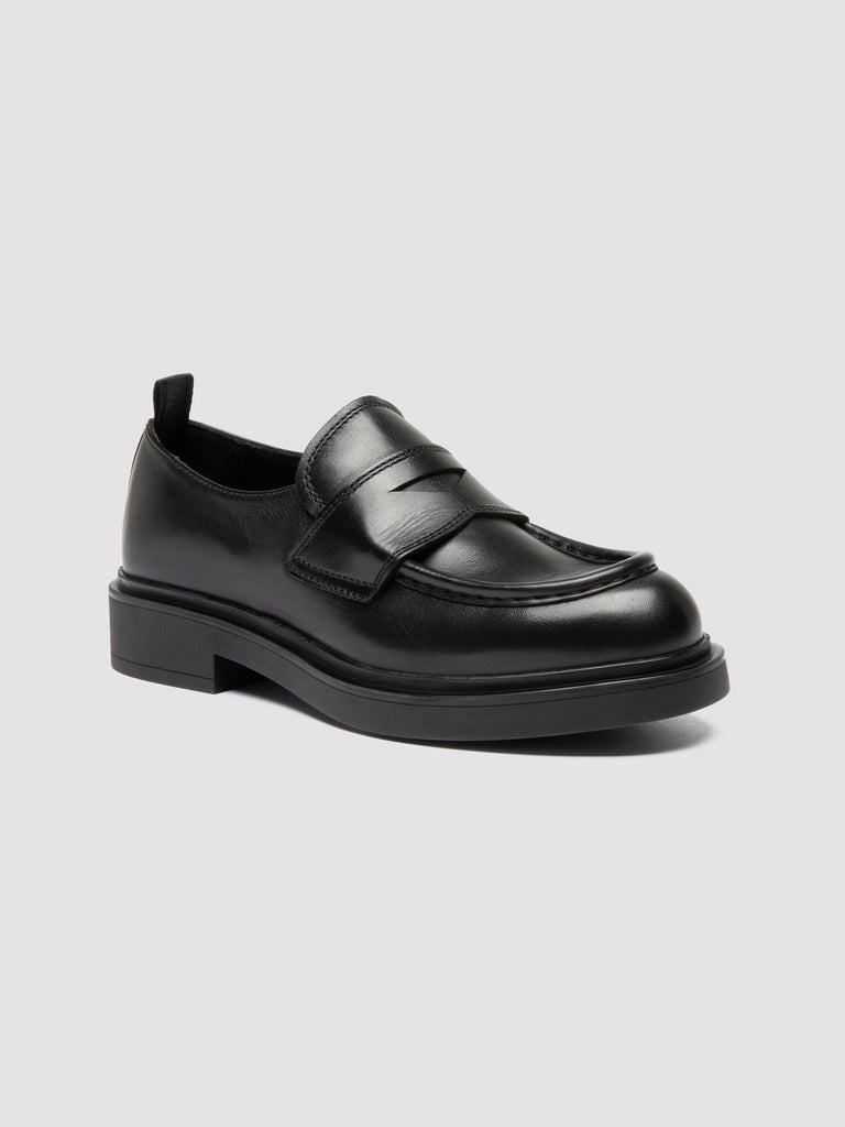 ENGINEER 101 - Black Leather Loafers
