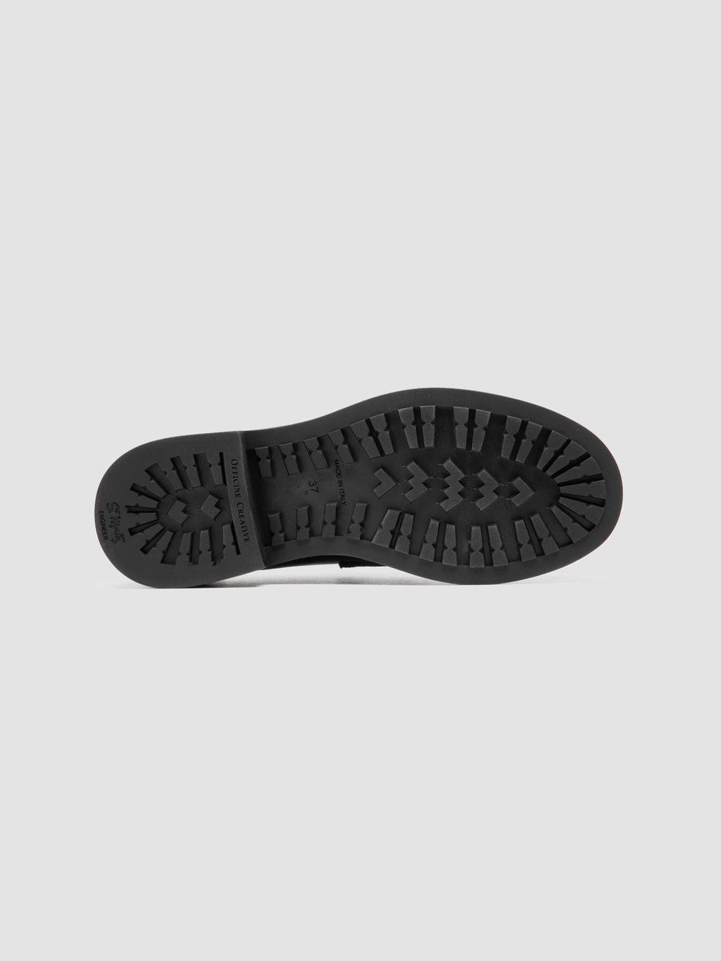 ENGINEER 101 - Schwarze Loafer aus Leder