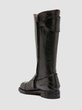EPHYMERAL 004 - Brown Leather Zipped Boots