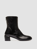 FLORE 012_W - Black Leather Zip Boots