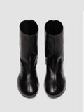 FLORE 012_W - Black Leather Zip Boots