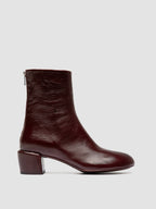 FLORE 012_W - Burgundy Leather Zip Boots