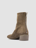 FLORE 012_W - Brown Suede Zip Boots