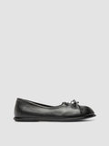 FONTAYNE 009 - Black Leather Ballerina Shoes - image OCDFONT009GUANT1000360 - 1