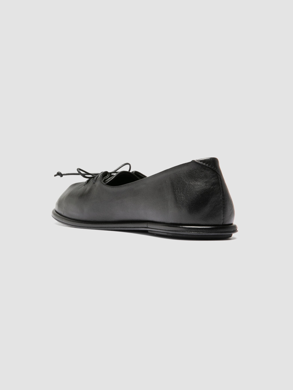 FONTAYNE 009 - Black Leather Ballerina Shoes - image OCDFONT009GUANT1000360 - 4