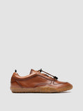 GHILLE 101 - Brown Leather Low Top Sneakers