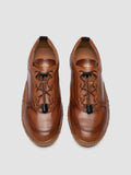 GHILLE 101 - Brown Leather Low Top Sneakers