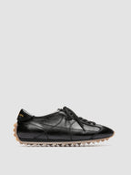 JARRED 102 W - Black Leather Low Top Sneakers
