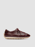 JARRED 102_W - Burgundy Leather Low Top Sneakers - image OCDJARR102LATE36112380 - 1