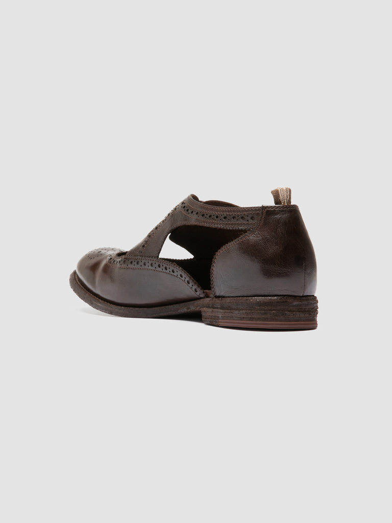 KALLIOPI 005 - Brown Leather Derby Shoes