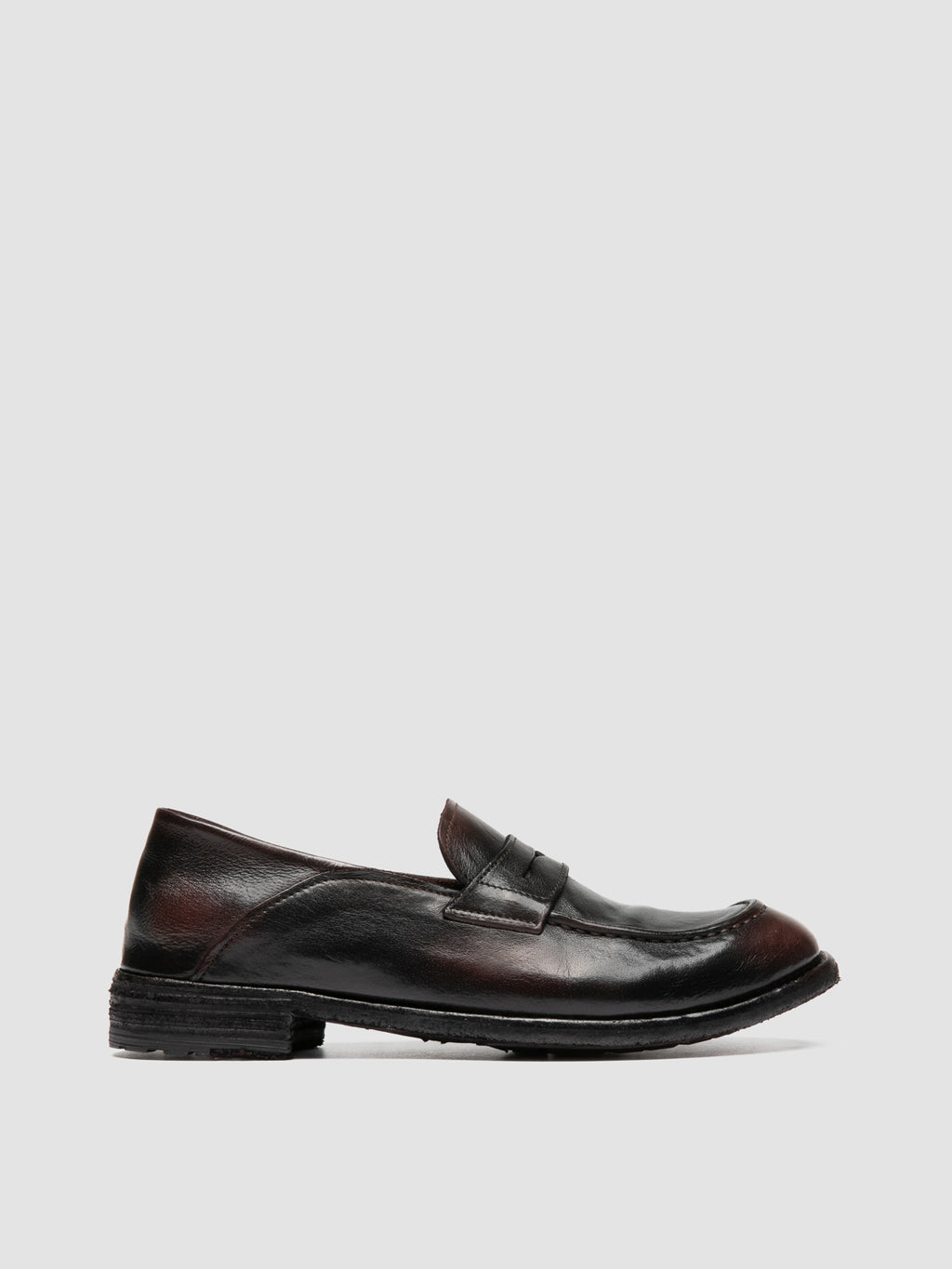 LEXIKON 140 - Black Leather Penny Loafers - image OCDLEXI140IGN18M581360 - 1
