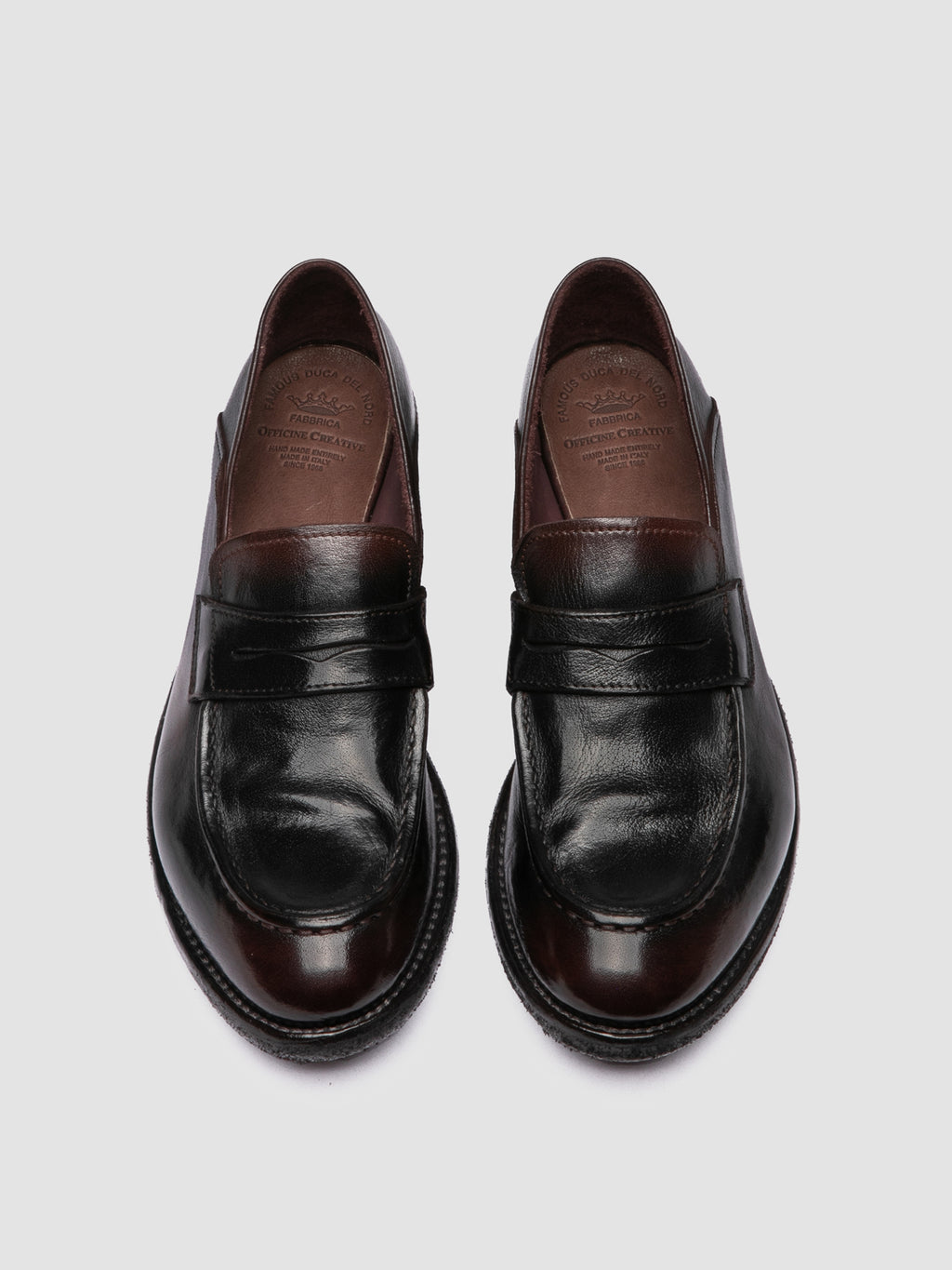 LEXIKON 140 - Black Leather Penny Loafers - image OCDLEXI140IGN18M581360 - 2