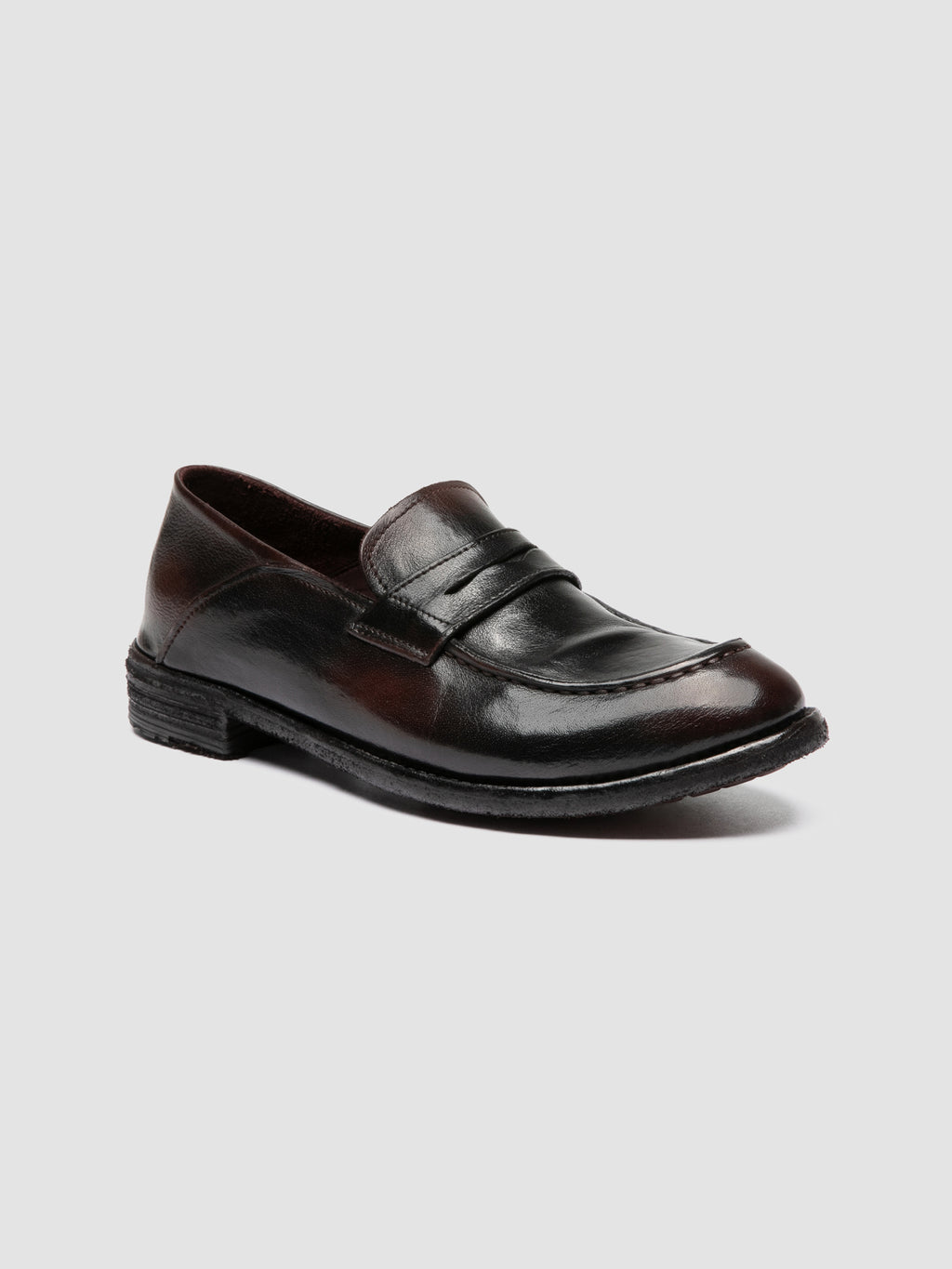 LEXIKON 140 - Black Leather Penny Loafers - image OCDLEXI140IGN18M581360 - 3