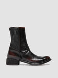 LISON 041 - Burgundy Leather Ankle Boots - image OCDLISO041IGN40M581350 - 1