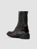 LISON 041 - Burgundy Leather Ankle Boots - image OCDLISO041IGN40M581350 - 4