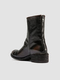 LISON 069 - Black Leather Zip Boots