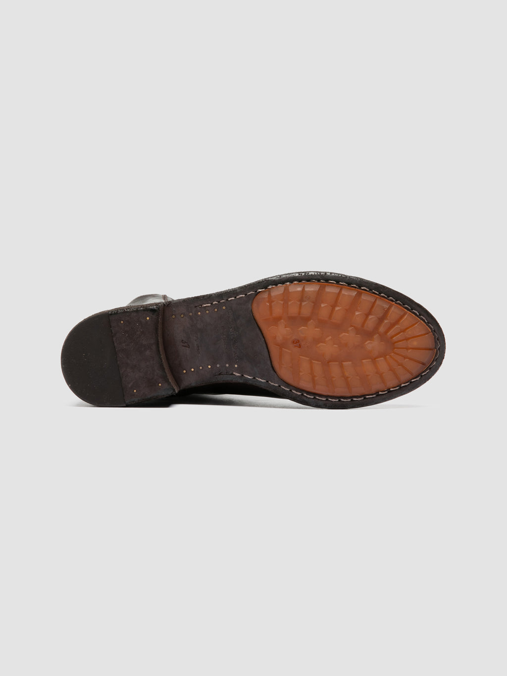LISON 069 - Brown Leather Zip Boots