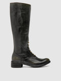 LISON 070 - Brown Leather Zip Boots