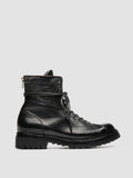 LORAINE 033 - Black Leather Zip Boots