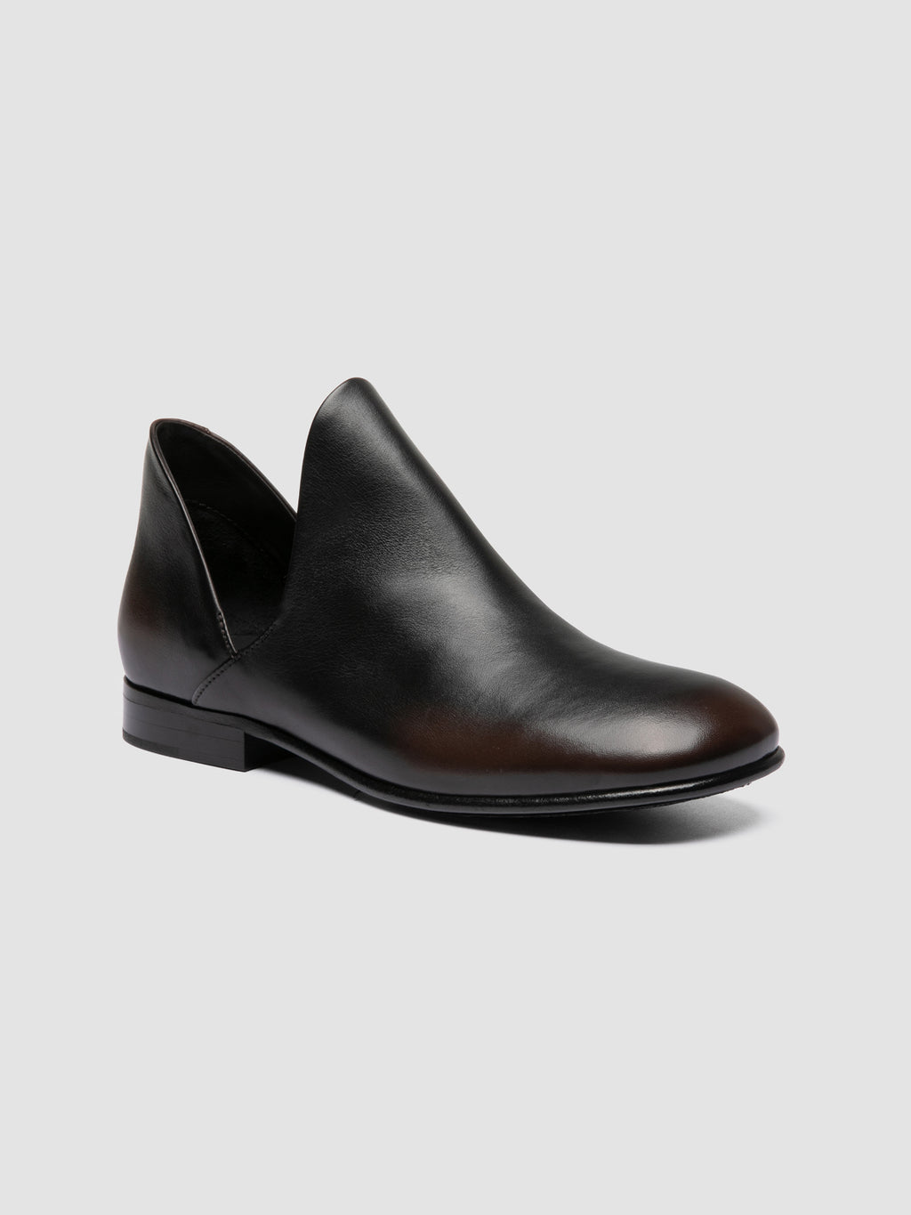 MADGE 003 - Schwarze Lederstiefel zum Hineinschlüpfen - image OCDMADG003BUT26T504360 - 3