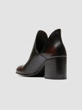MAYREED 003 - Dunkelbraune Lederstiefel zum Hineinschlüpfen