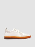 MILITIA 101 - White Leather and Suede Low Top Sneakers - image OCDMILI101LC225B556360 - 1