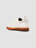 MILITIA 101 - White Leather and Suede Low Top Sneakers - image OCDMILI101LC225B556360 - 5
