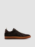 MILITIA 101 - Burgunderrote Sneaker aus Leder - image OCDMILI101LC226B560360 - 1