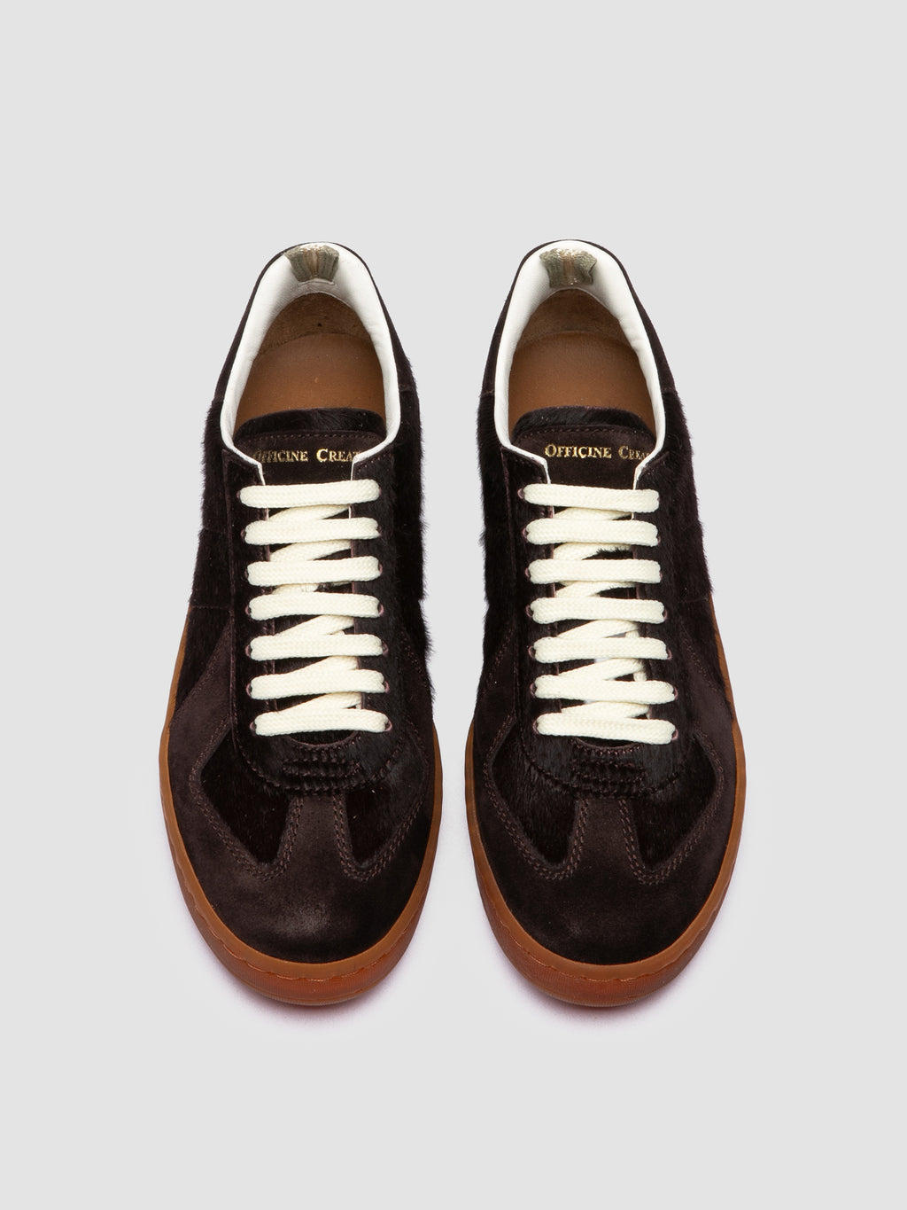 MILITIA 101 - Burgunderrote Sneaker aus Leder - image OCDMILI101LC226B560360 - 2