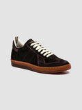 MILITIA 101 - Burgunderrote Sneaker aus Leder - image OCDMILI101LC226B560360 - 3