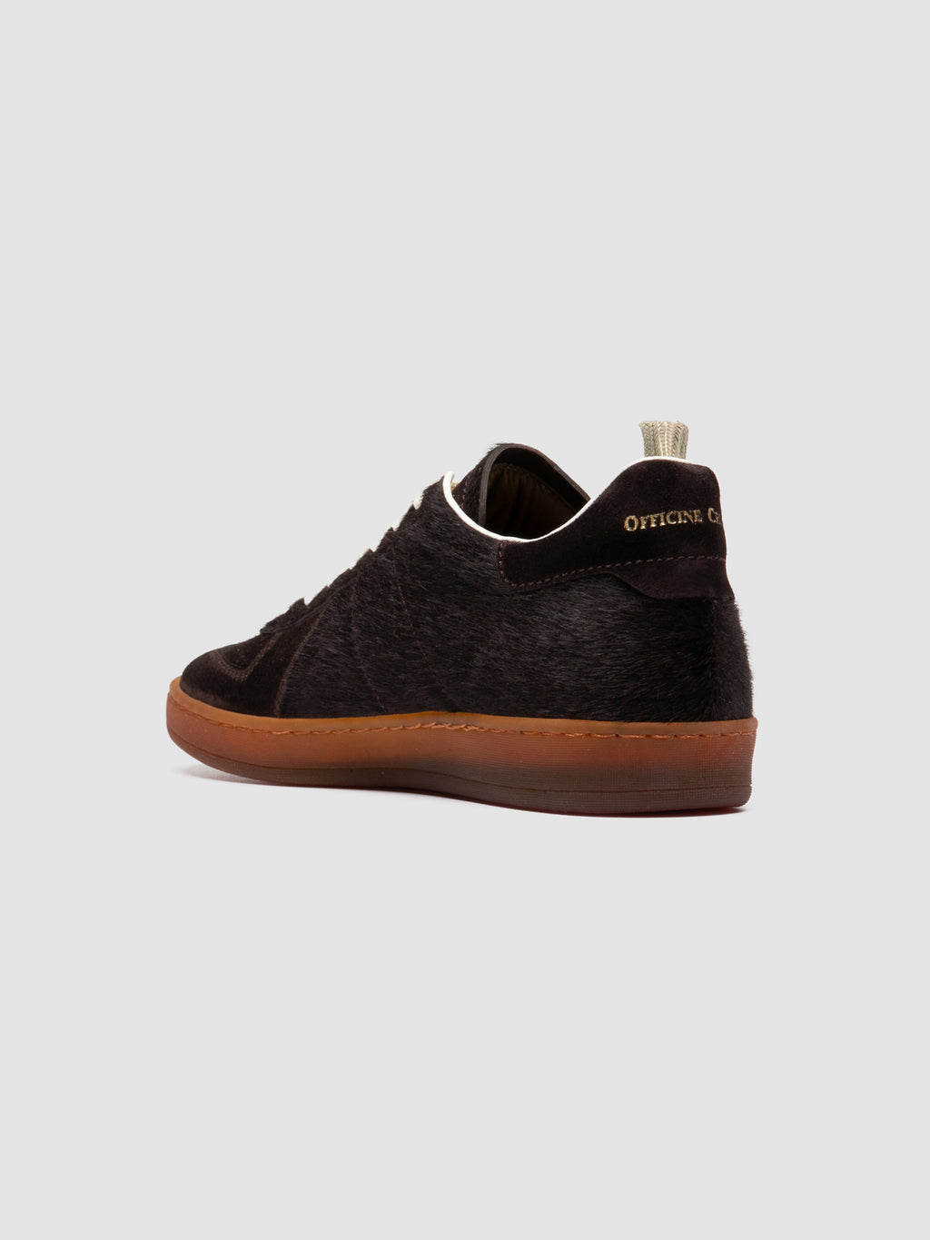 MILITIA 101 - Burgunderrote Sneaker aus Leder - image OCDMILI101LC226B560360 - 4
