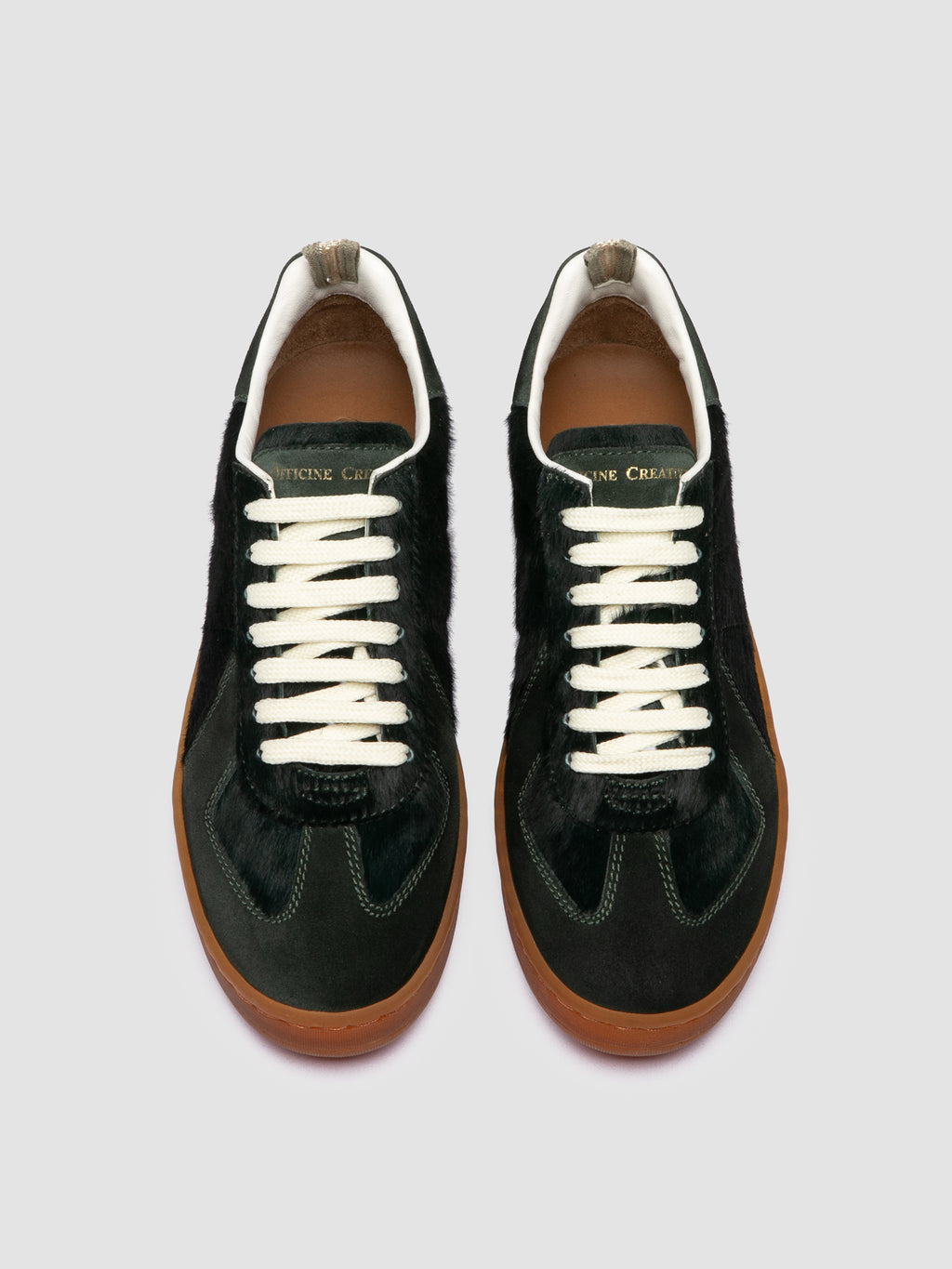 MILITIA 101 - Green Leather Sneakers - image OCDMILI101LC226B561360 - 2