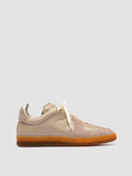 MILITIA 102 - Beige Leather and Suede Sneakers - image OCDMILI102LC176X552360 - 1