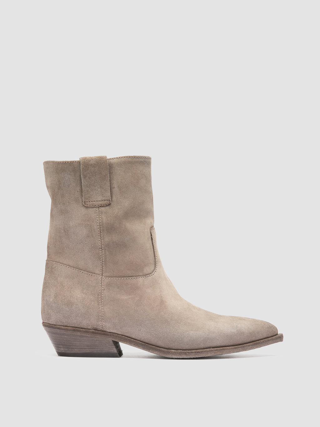 NOELIE DD 108 - Taupe Suede Zip Boots - image OCDNOEL108LIC23QUAR370 - 1