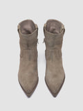 NOELIE DD 108 - Taupe Suede Zip Boots - image OCDNOEL108LIC23QUAR370 - 2