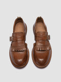 RUGGED 119 - Brown Leather Monk shoes