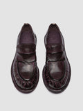 RUGGED 123_W - Burgundy Leather Penny Loafers - image OCDRUGG123IGNISF668370 - 2